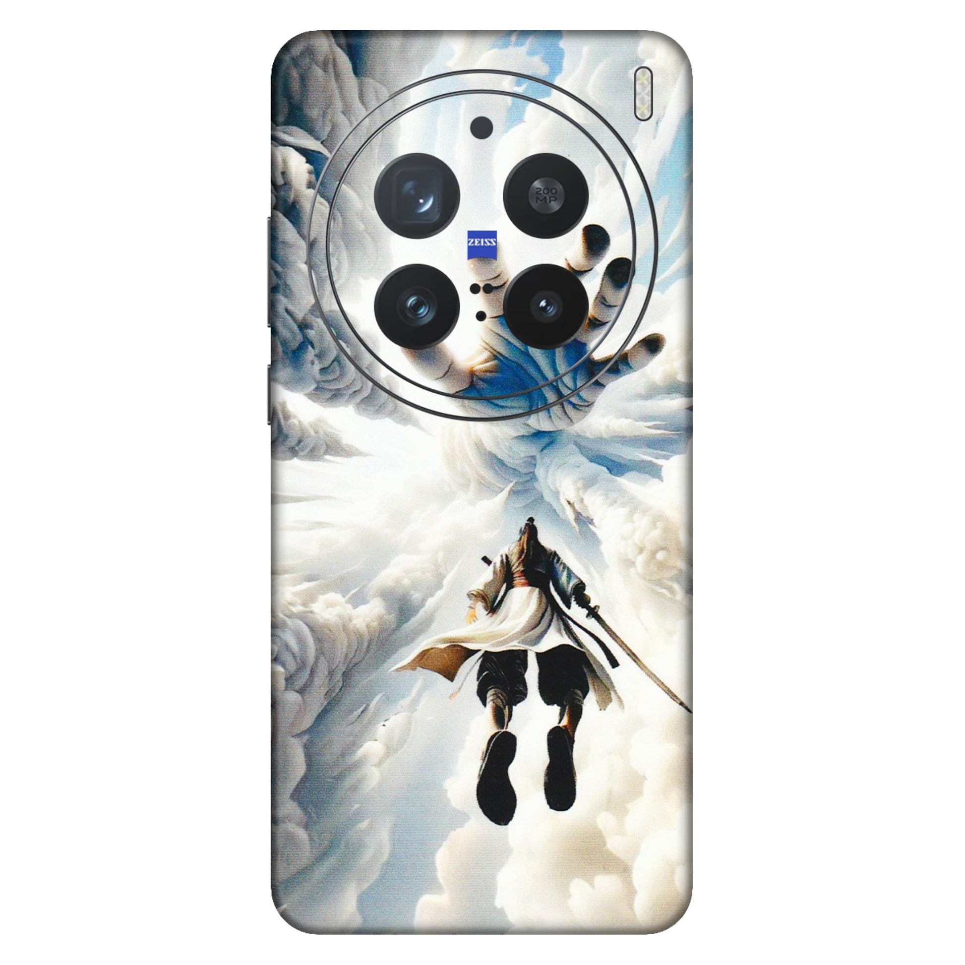 VIVO Z/V/X/T/U/S Series Phone Skins (All Models) - Big Hand With Monkey King - 3D Embossed Finish (L-323) Vivo X200 Pro (5G)