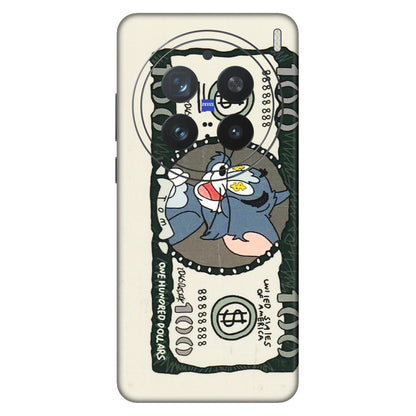 VIVO Z/V/X/T/U/S Series Phone Skins (All Models) - Tom Hundred Dollar - 3D Embossed Finish (L-324) Vivo X200 Pro (5G)