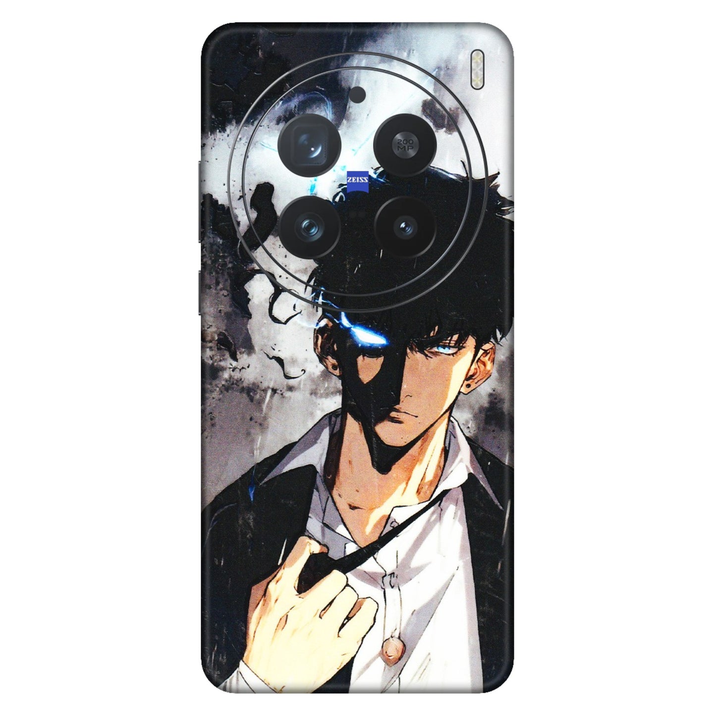 VIVO Z/V/X/T/U/S Series Phone Skins (All Models) - Sung Jinwoo Manhwa Anime - 3D Embossed Finish (L-328) Vivo X200 Pro (5G)
