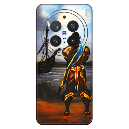 VIVO Z/V/X/T/U/S Series Phone Skins (All Models) - Heavenly God Figure - 3D Embossed Finish (L-34) Vivo X200 Pro (5G)