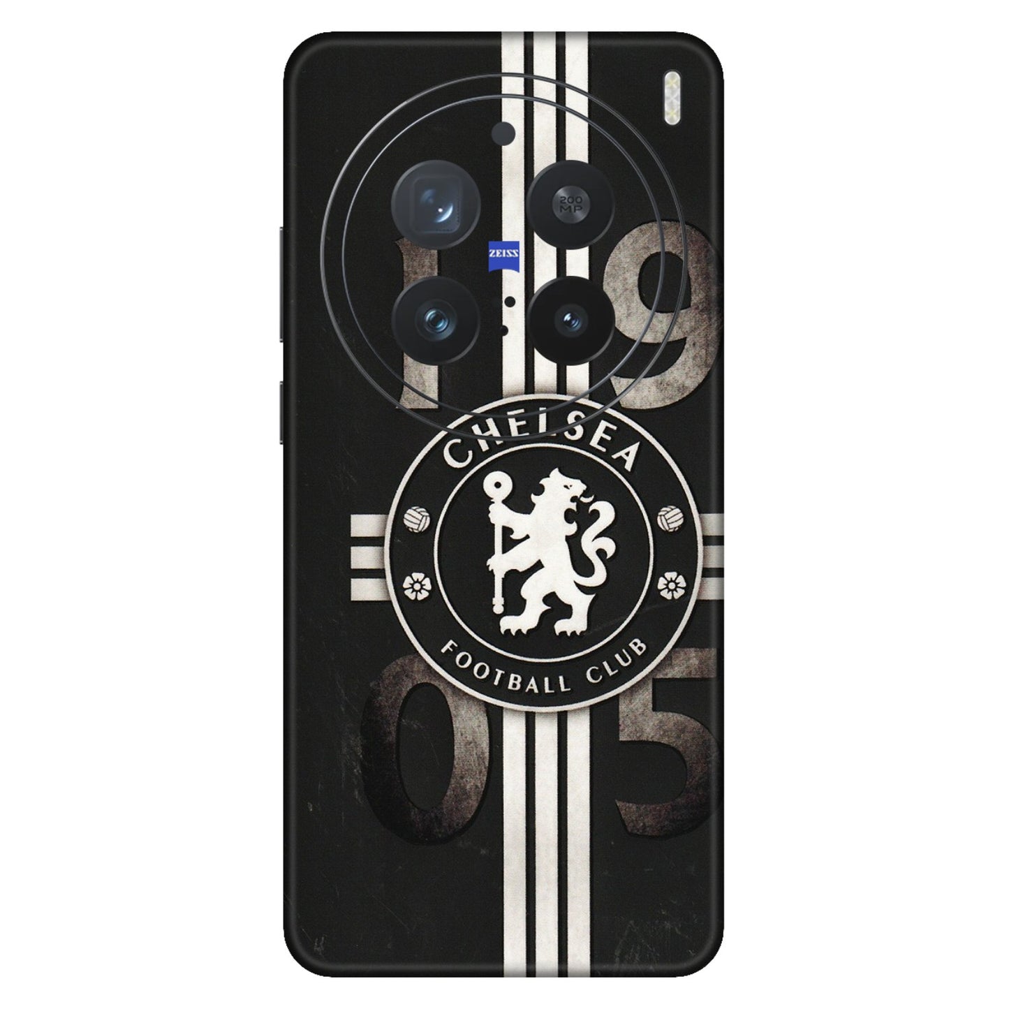 VIVO Z/V/X/T/U/S Series Phone Skins (All Models) - Chelsea Fan Club - 3D Embossed Finish (L-36) Vivo X200 Pro (5G)