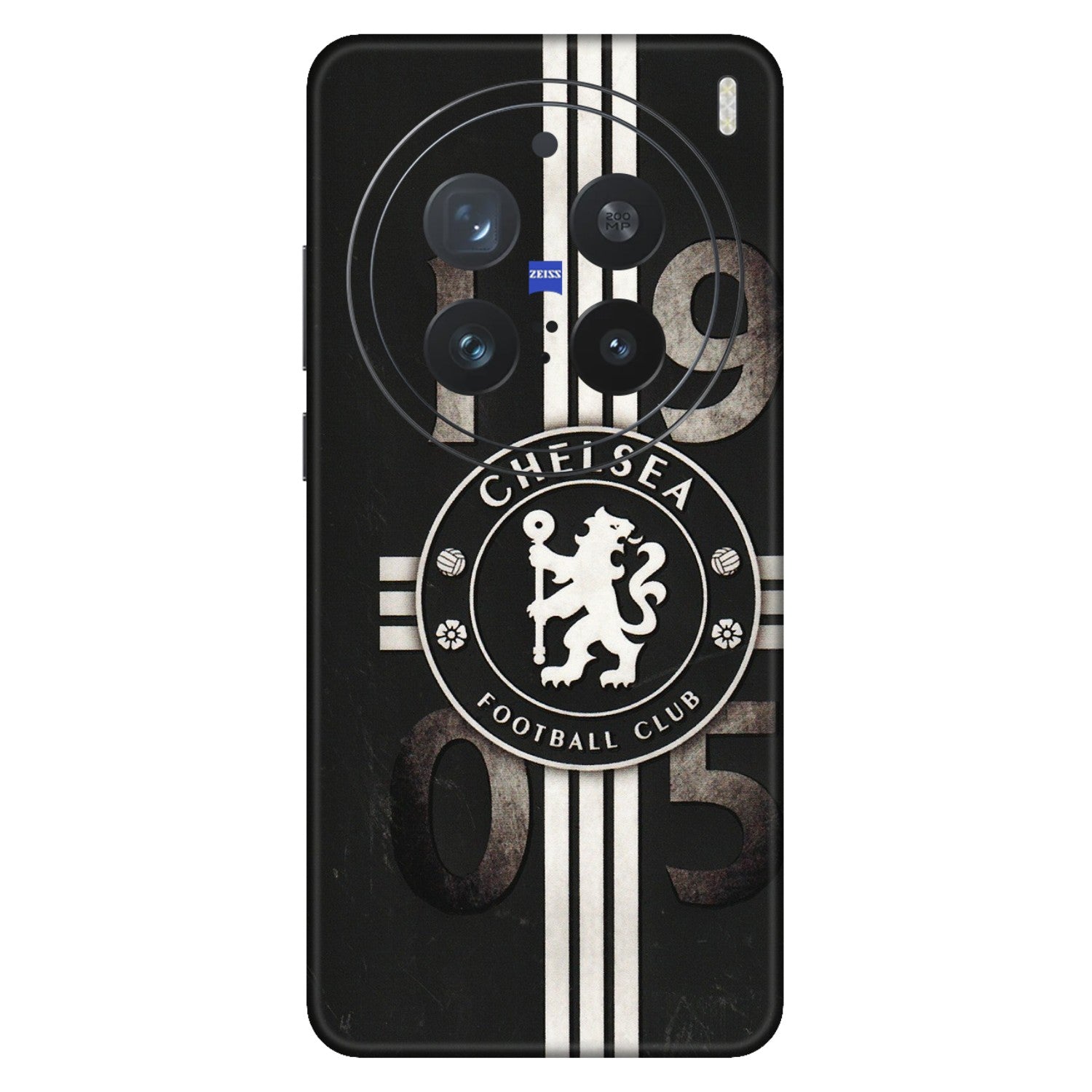 VIVO Z/V/X/T/U/S Series Phone Skins (All Models) - Chelsea Fan Club - 3D Embossed Finish (L-36) Vivo X200 Pro (5G)