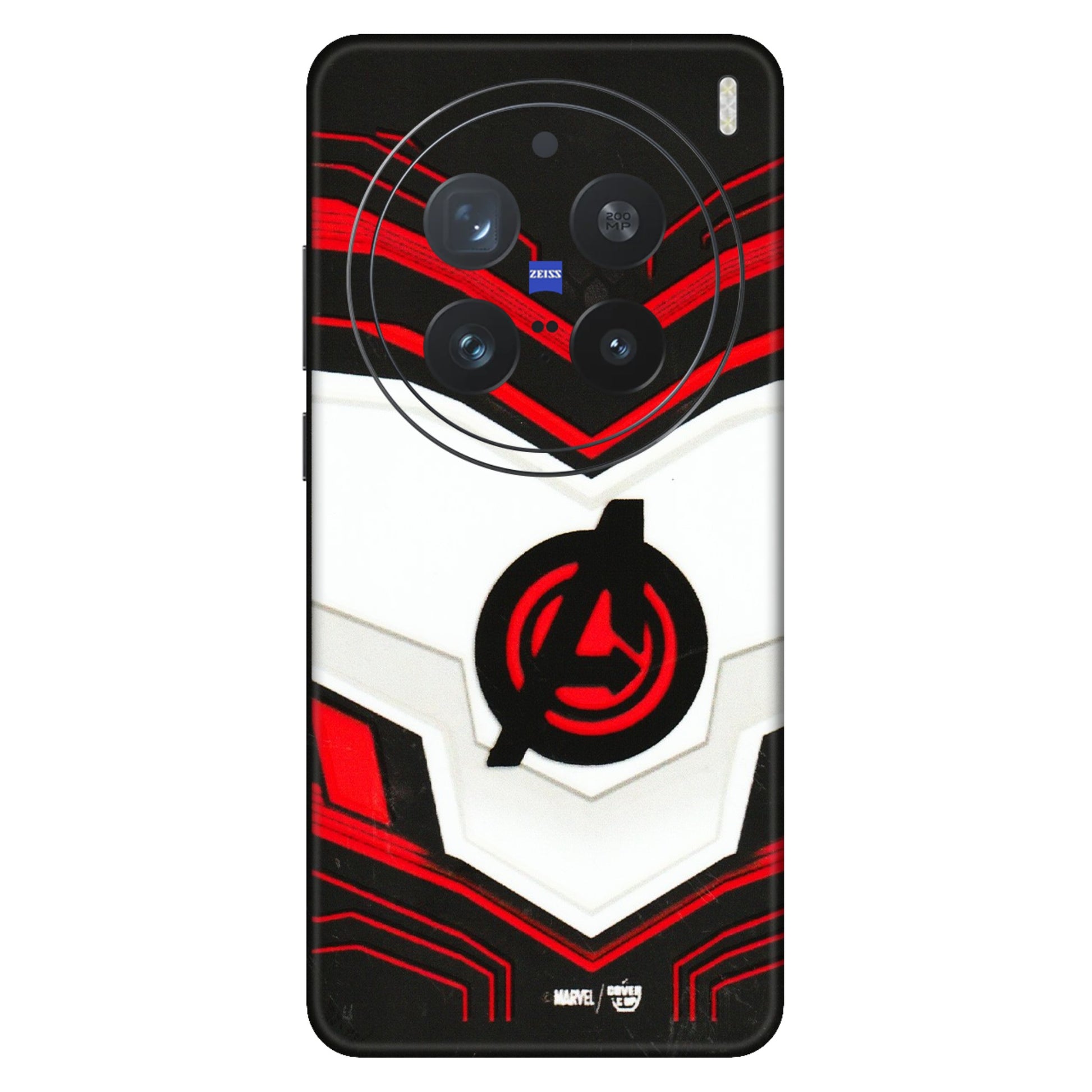 VIVO Z/V/X/T/U/S Series Phone Skins (All Models) - Avengers Logo - 3D Embossed Finish (L-55) Vivo X200 Pro (5G)