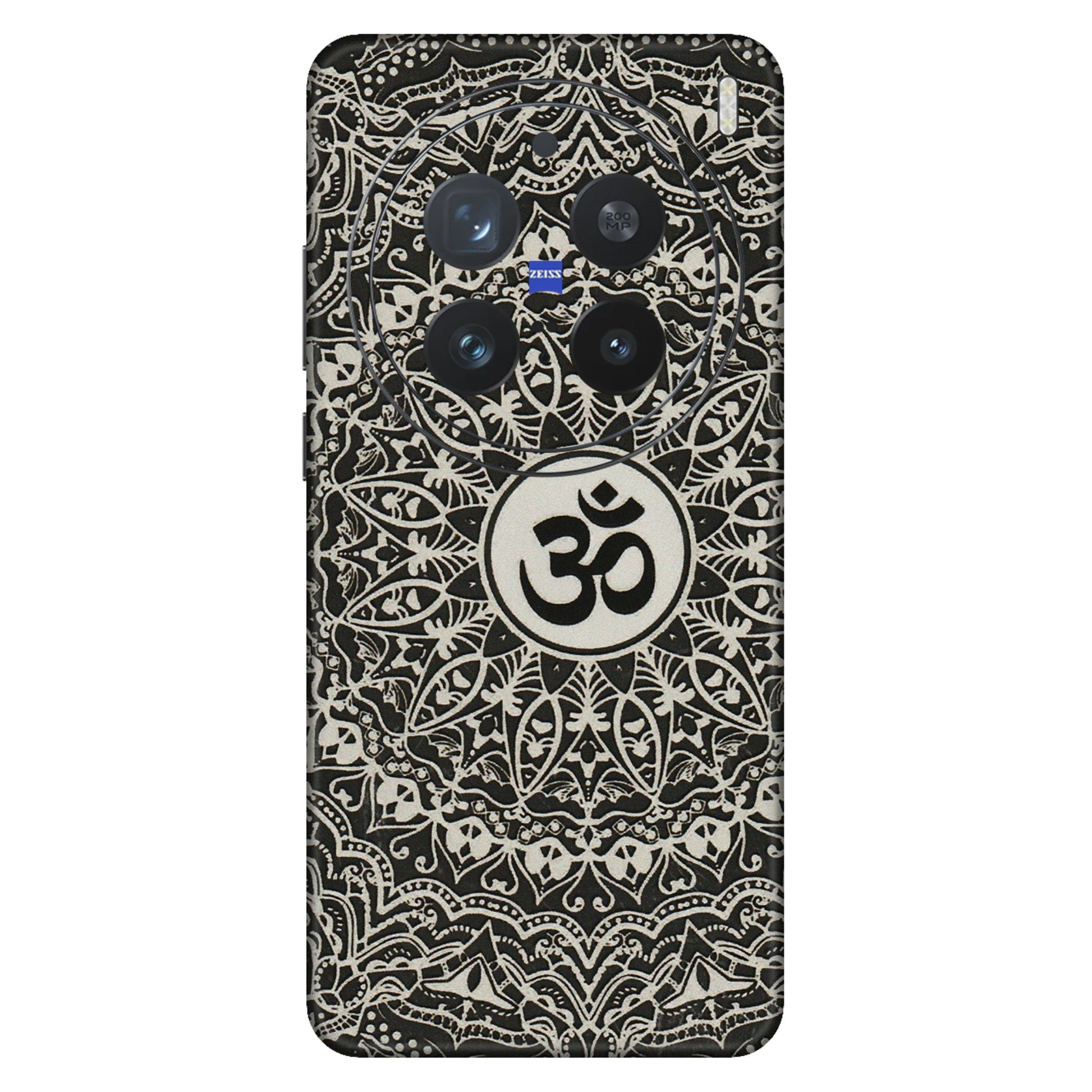 VIVO Z/V/X/T/U/S Series Phone Skins (All Models) - Aum Elegant Mandala - 3D Embossed Finish (L-62) Vivo X200 Pro (5G)