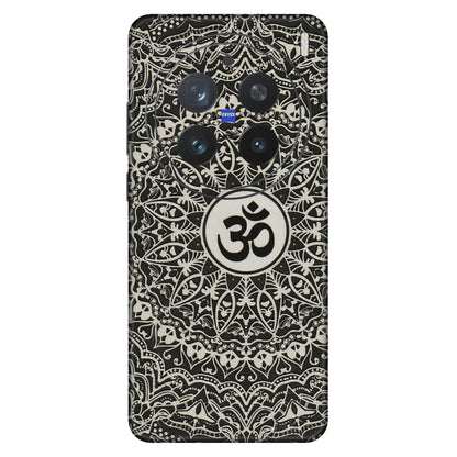 VIVO Z/V/X/T/U/S Series Phone Skins (All Models) - Aum Elegant Mandala - 3D Embossed Finish (L-62) Vivo X200 Pro (5G)