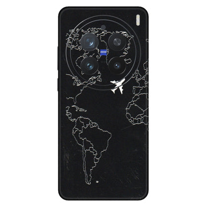 VIVO Z/V/X/T/U/S Series Phone Skins (All Models) - Never Ending Travel - 3D Embossed Finish (L-79) Vivo X200 Pro (5G)