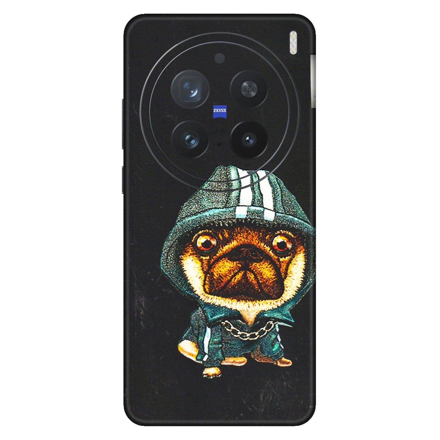 VIVO Z/V/X/T/U/S Series Phone Skins (All Models) - Puppy N Hoodie - 3D Embossed Finish (L-90) Vivo X200 Pro (5G)