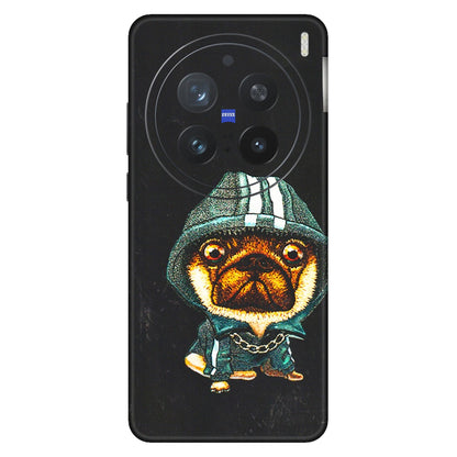 VIVO Z/V/X/T/U/S Series Phone Skins (All Models) - Puppy N Hoodie - 3D Embossed Finish (L-90) Vivo X200 Pro (5G)