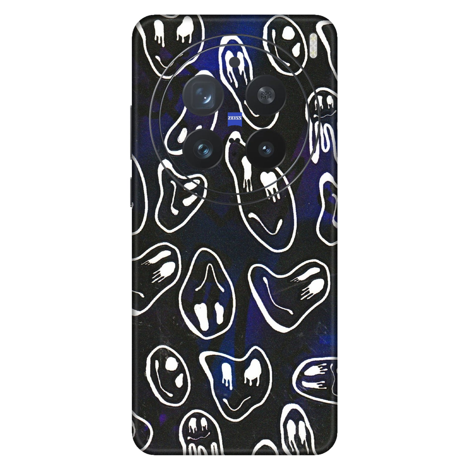 VIVO Z/V/X/T/U/S Series Phone Skins (All Models) - Distorted Smileys - 3D Embossed Finish (L-92) Vivo X200 Pro (5G)