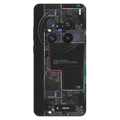 VIVO Z/V/X/T/U/S Series Phone Skins (All Models) - Motherboard Circuit Layout - Matte Finish (M-117) Vivo X200 Pro (5G)