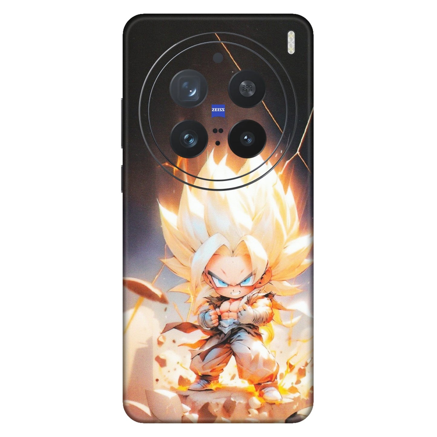 VIVO Z/V/X/T/U/S Series Phone Skins (All Models) - Goku Dragon Cute Anime - Matte Finish (M-131) Vivo X200 Pro (5G)
