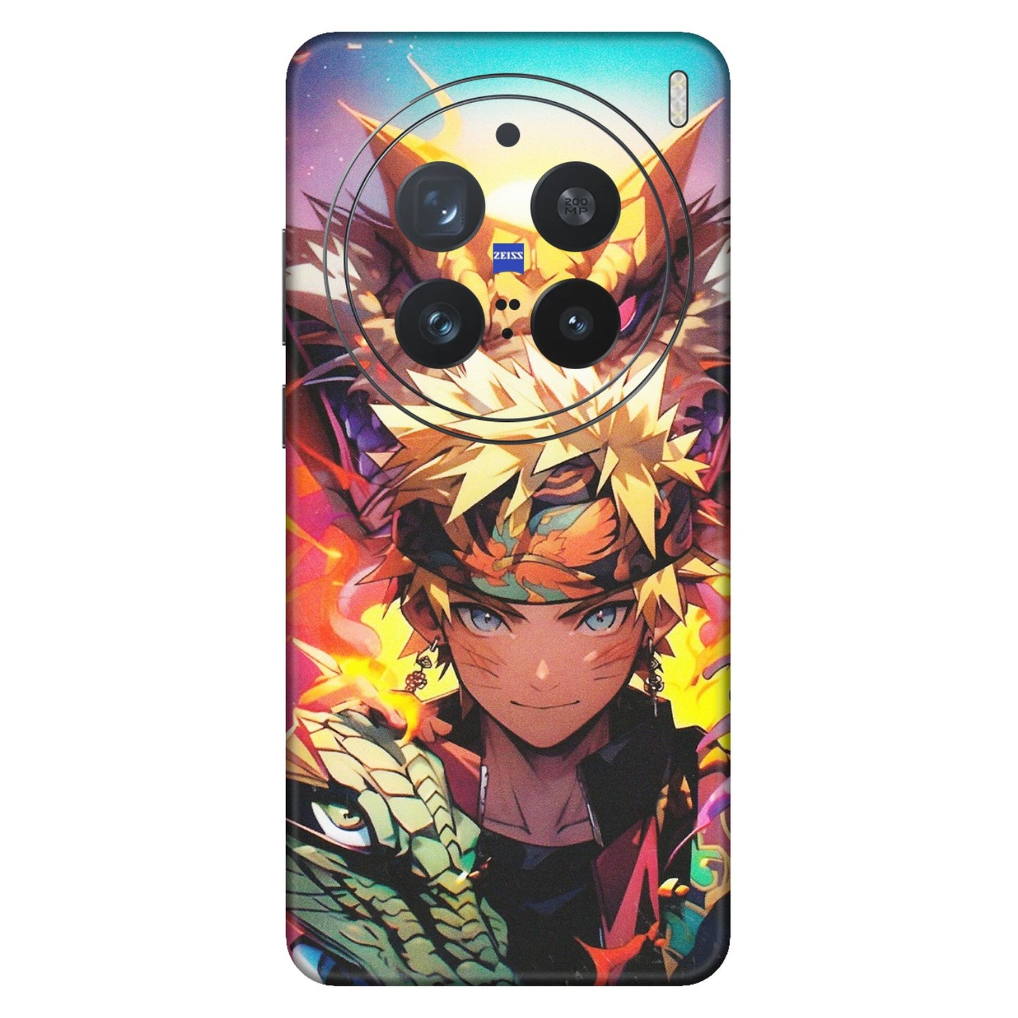 VIVO Z/V/X/T/U/S Series Phone Skins (All Models) - Angry Naruto Anime - Matte Finish (M-148) Vivo X200 Pro (5G)