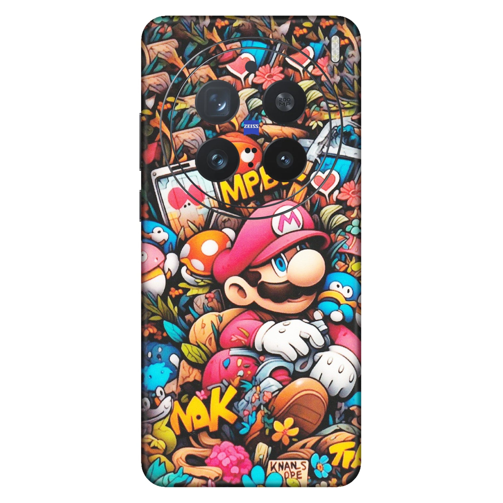 VIVO Z/V/X/T/U/S Series Phone Skins (All Models) - Super Mario Bros Artistic - Matte Finish (M-173) Vivo X200 Pro (5G)