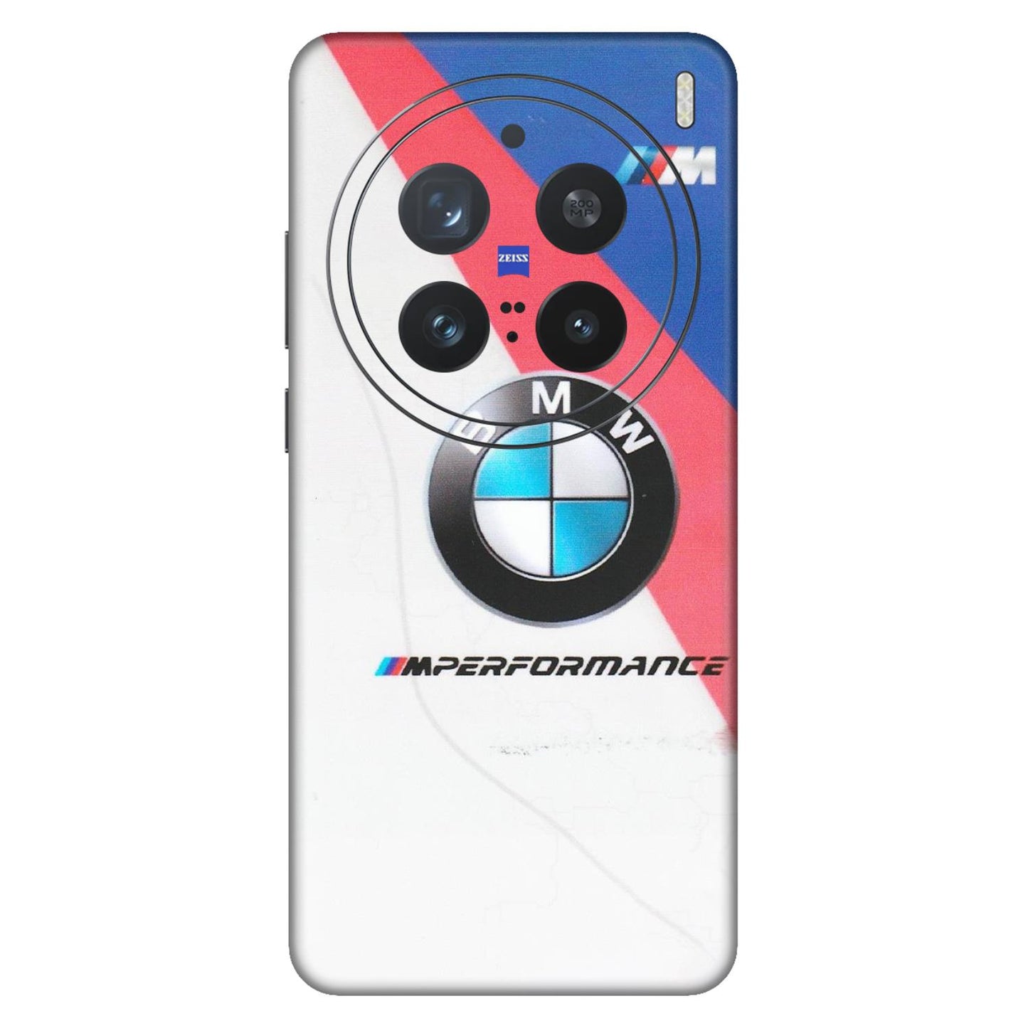 VIVO Z/V/X/T/U/S Series Phone Skins (All Models) - BMW Logo Performance - Matte Finish (M-27) Vivo X200 Pro (5G)