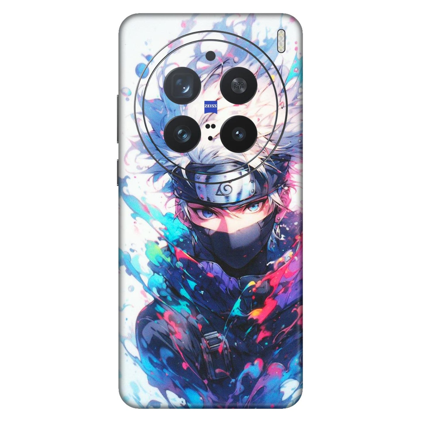 VIVO Z/V/X/T/U/S Series Phone Skins (All Models) - Naruto Face Mask - Matte Finish (M-03) Vivo X200 Pro (5G)