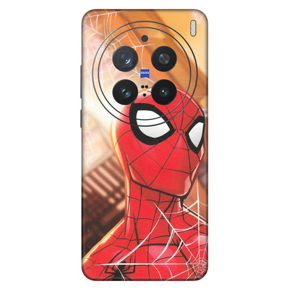 VIVO Z/V/X/T/U/S Series Phone Skins (All Models) - Spiderman Face New - Matte Finish (M-41) Vivo X200 Pro (5G)