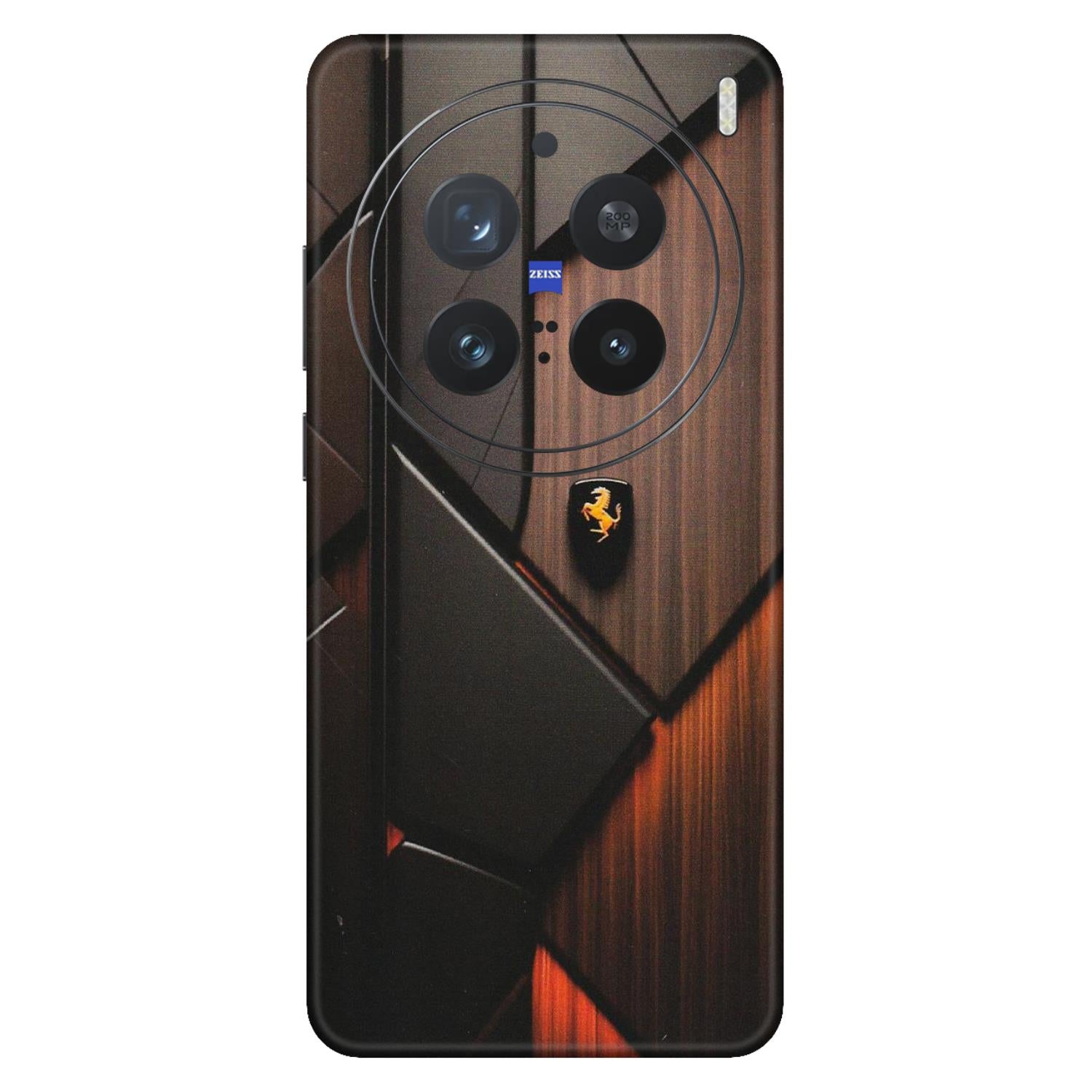 VIVO Z/V/X/T/U/S Series Phone Skins (All Models) - Lambo Beauty Wood Pattern Sober - Matte Finish (M-51) Vivo X200 Pro (5G)
