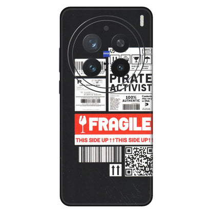 VIVO Z/V/X/T/U/S Series Phone Skins (All Models) - Handle With Care - Matte Finish (M-99) Vivo X200 Pro (5G)