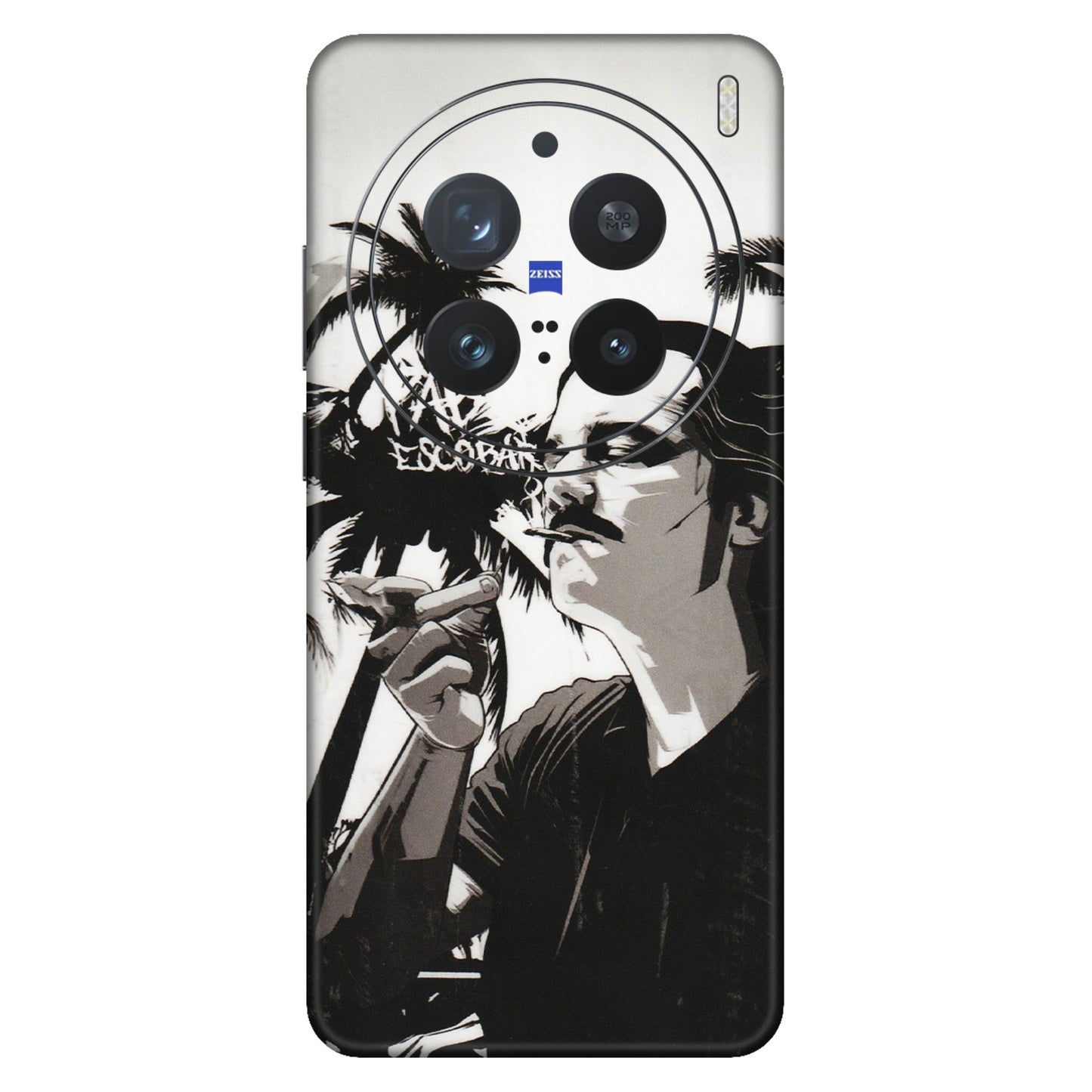 VIVO Z/V/X/T/U/S Series Phone Skins (All Models) - Pab Escobar - Transparent Finish (T-05) Vivo X200 Pro (5G)