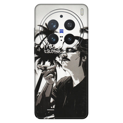 VIVO Z/V/X/T/U/S Series Phone Skins (All Models) - Pab Escobar - Transparent Finish (T-05) Vivo X200 Pro (5G)