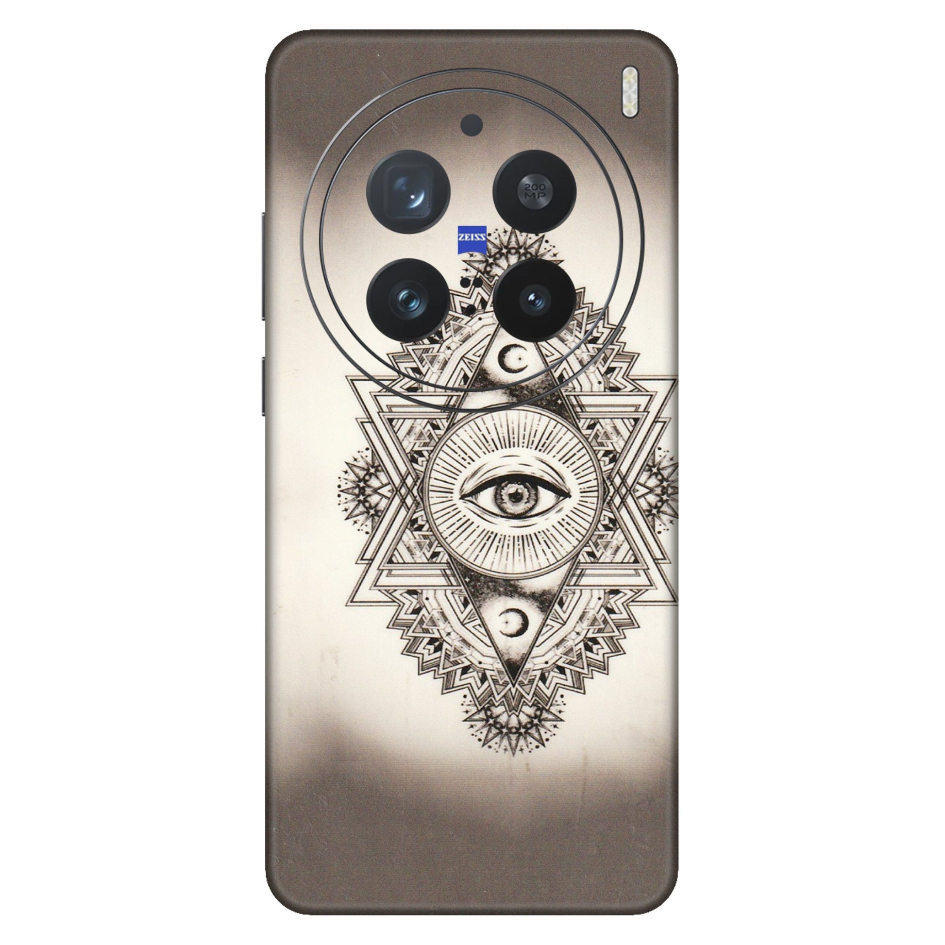 VIVO Z/V/X/T/U/S Series Phone Skins (All Models) - Illuminati Great Eye - Transparent Finish (T-14) Vivo X200 Pro (5G)