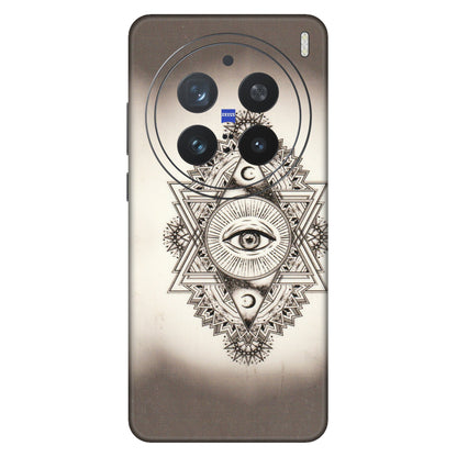 VIVO Z/V/X/T/U/S Series Phone Skins (All Models) - Illuminati Great Eye - Transparent Finish (T-14) Vivo X200 Pro (5G)