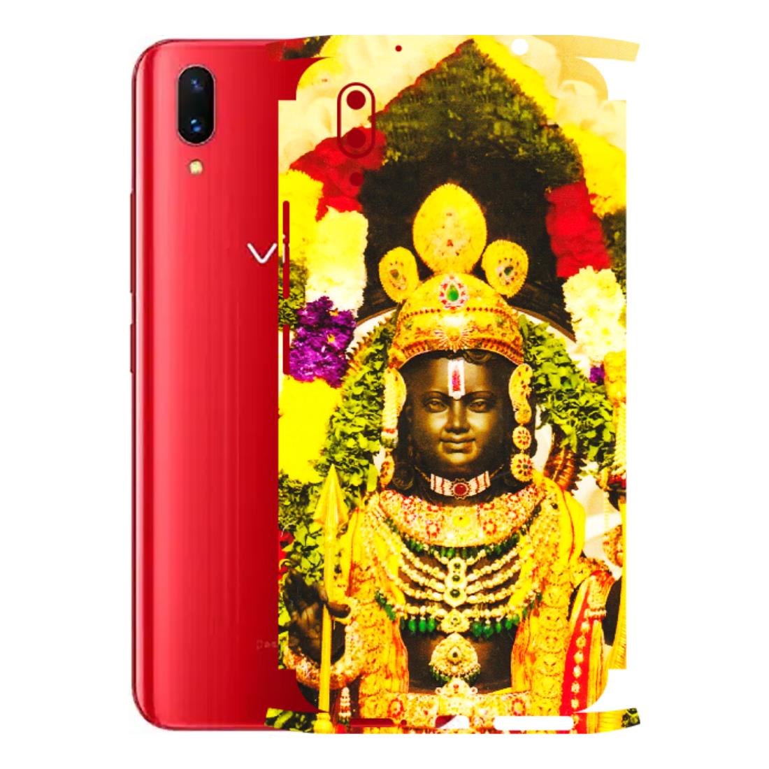 VIVO Z/V/X/T/U/S Series Phone Skins (All Models) - Ram Lalla Ayodhya - 3D Embossed Finish (L-103) Vivo X21
