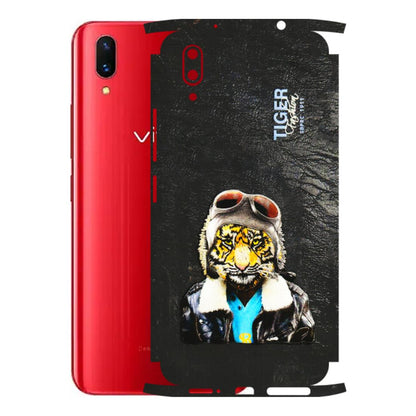 VIVO Z/V/X/T/U/S Series Phone Skins (All Models) - Rider Tiger - 3D Embossed Finish (L-113) Vivo X21