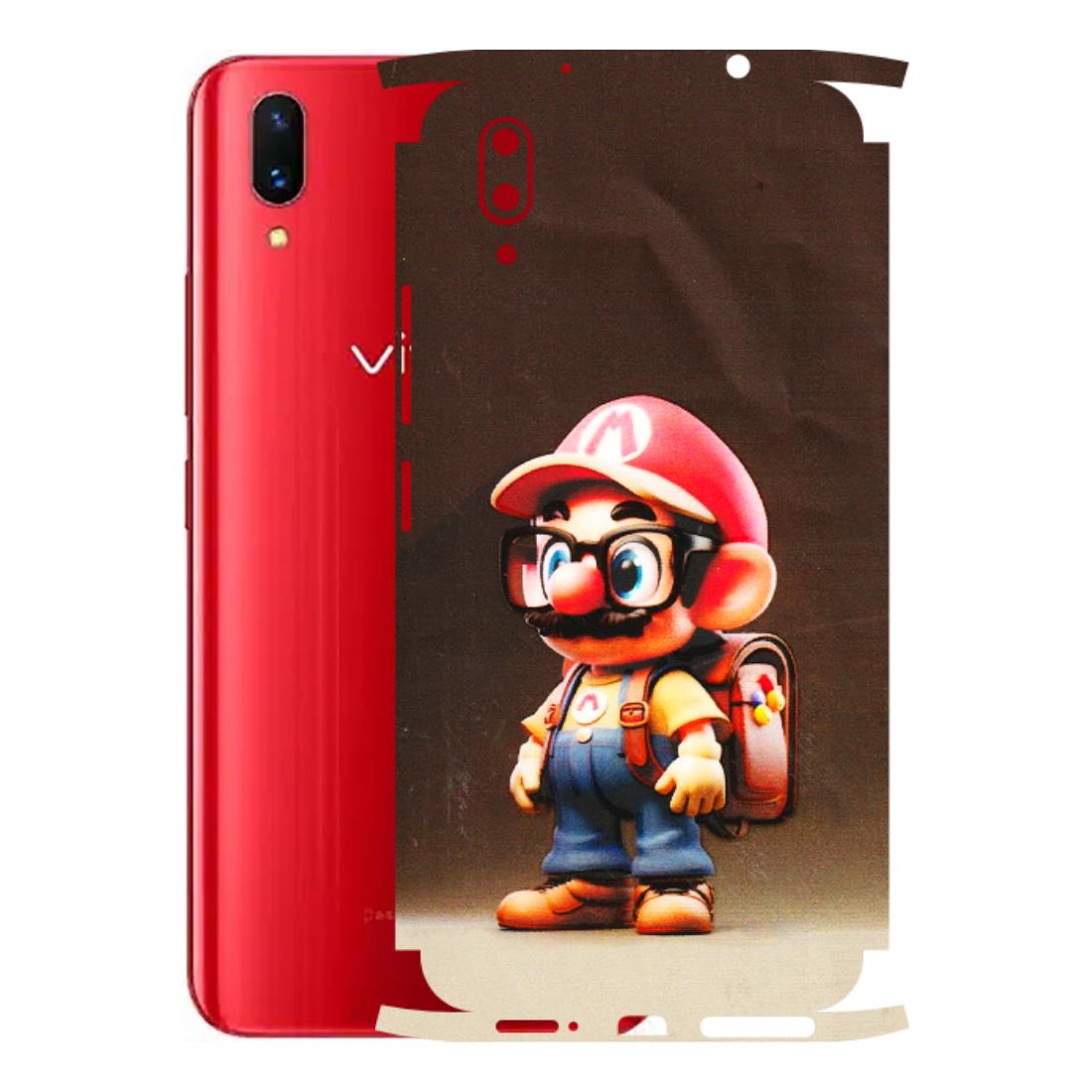 VIVO Z/V/X/T/U/S Series Phone Skins (All Models) - Little Mario - 3D Embossed Finish (L-119) Vivo X21