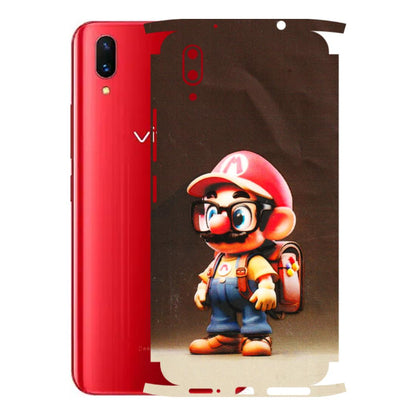 VIVO Z/V/X/T/U/S Series Phone Skins (All Models) - Little Mario - 3D Embossed Finish (L-119) Vivo X21