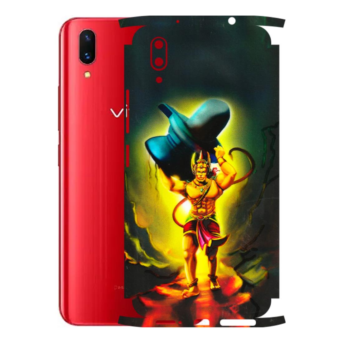 VIVO Z/V/X/T/U/S Series Phone Skins (All Models) - Hanuman Ji - 3D Embossed Finish (L-128) Vivo X21