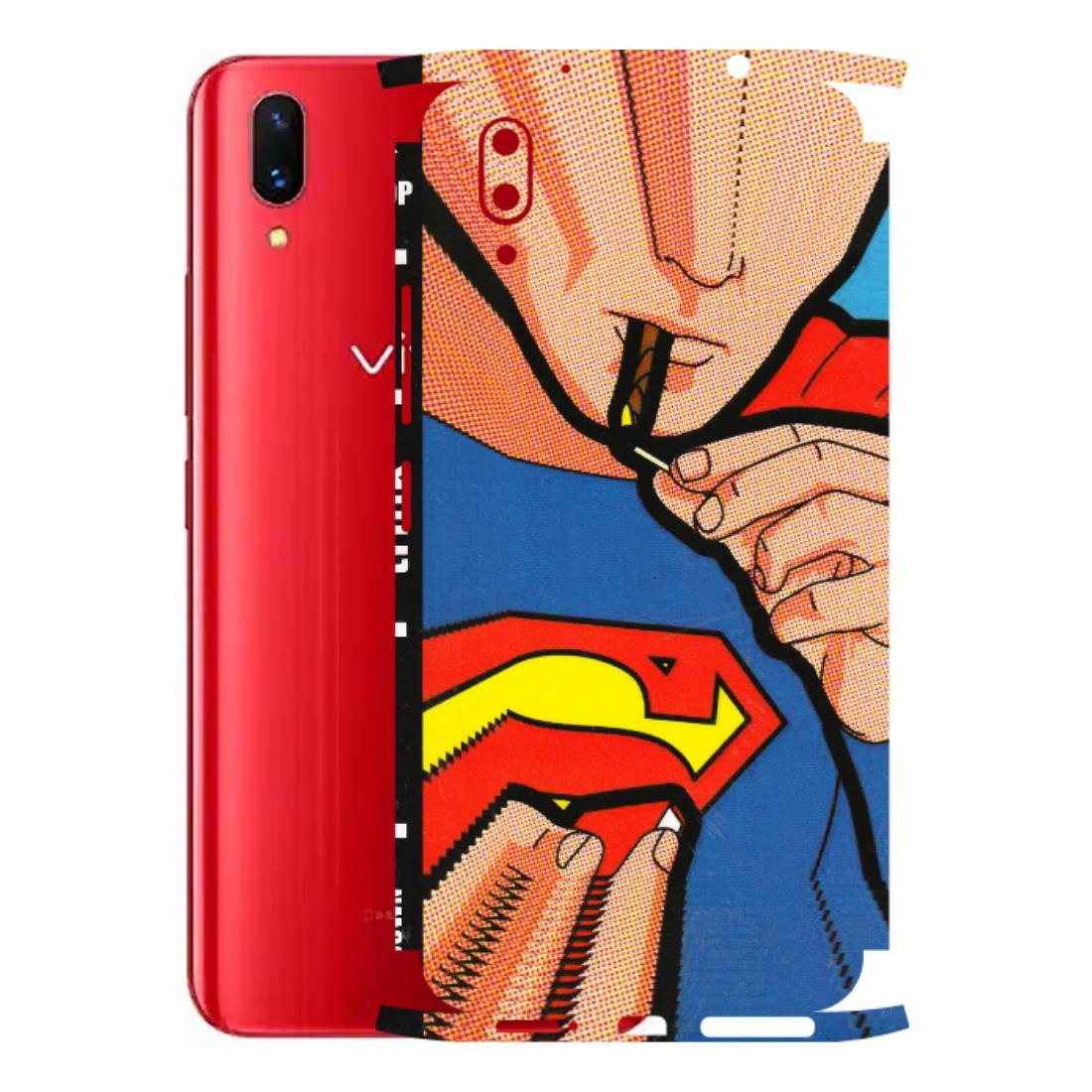 VIVO Z/V/X/T/U/S Series Phone Skins (All Models) - Superman Sutta - 3D Embossed Finish (L-130) Vivo X21