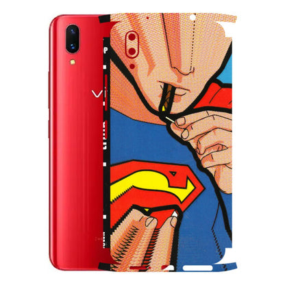 VIVO Z/V/X/T/U/S Series Phone Skins (All Models) - Superman Sutta - 3D Embossed Finish (L-130) Vivo X21