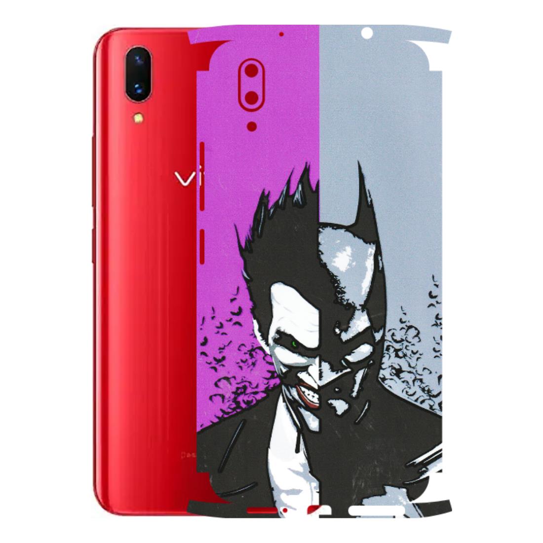 VIVO Z/V/X/T/U/S Series Phone Skins (All Models) - Batman & Joker - 3D Embossed Finish (L-143) Vivo X21
