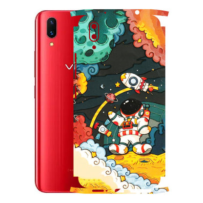 VIVO Z/V/X/T/U/S Series Phone Skins (All Models) - Astronauts & Spaceship - 3D Embossed Finish (L-145) Vivo X21