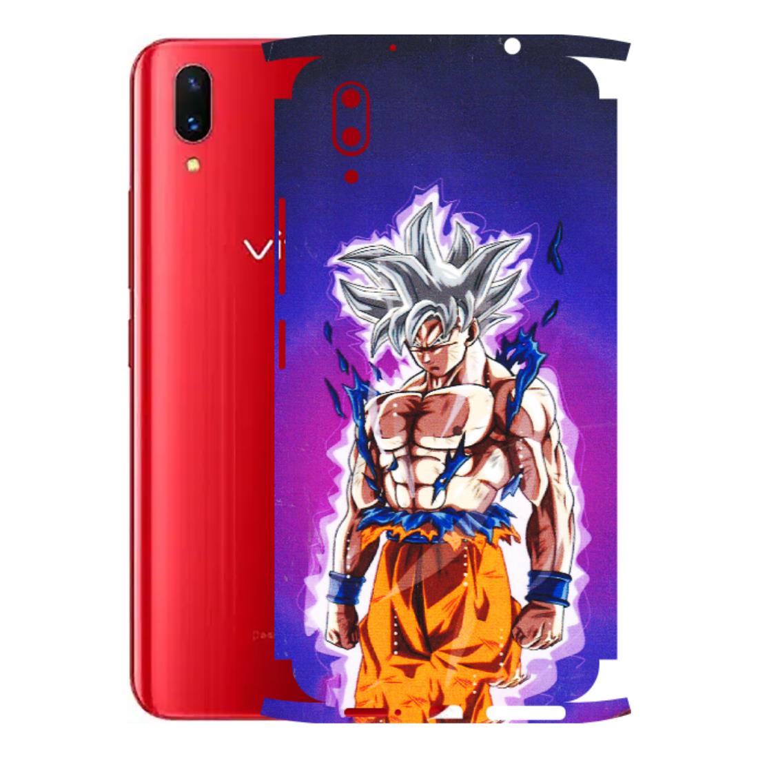 VIVO Z/V/X/T/U/S Series Phone Skins (All Models) - Goku Purple Anime - 3D Embossed Finish (L-147) Vivo X21