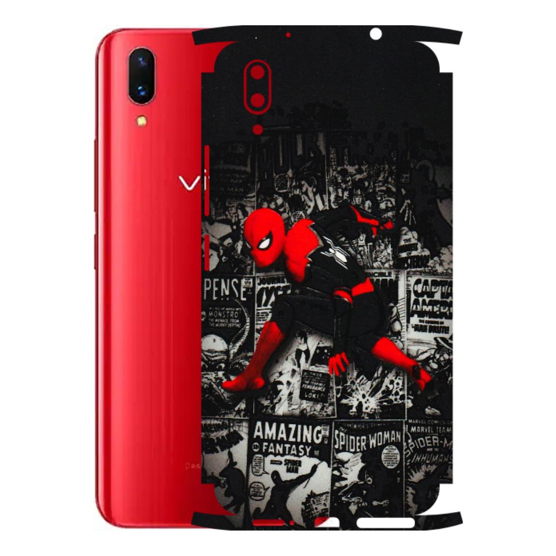 VIVO Z/V/X/T/U/S Series Phone Skins (All Models) - SpiderMan New - 3D Embossed Finish (L-162) Vivo X21
