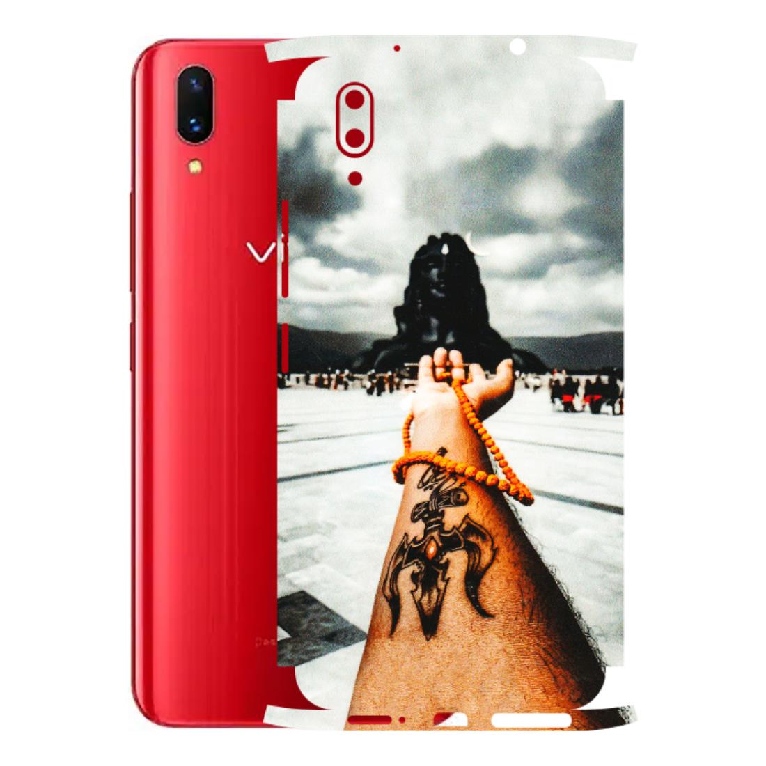VIVO Z/V/X/T/U/S Series Phone Skins (All Models) - Jai Adiyogi Mahakaal - 3D Embossed Finish (L-164) Vivo X21