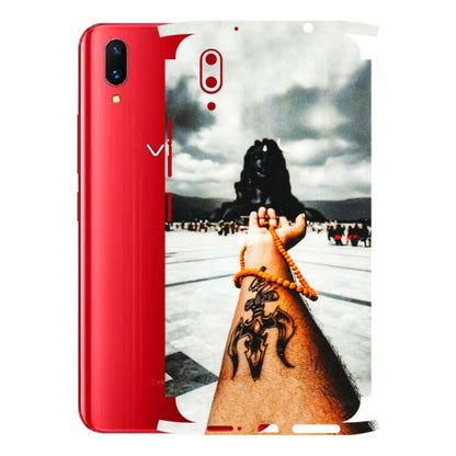 VIVO Z/V/X/T/U/S Series Phone Skins (All Models) - Jai Adiyogi Mahakaal - 3D Embossed Finish (L-164) Vivo X21