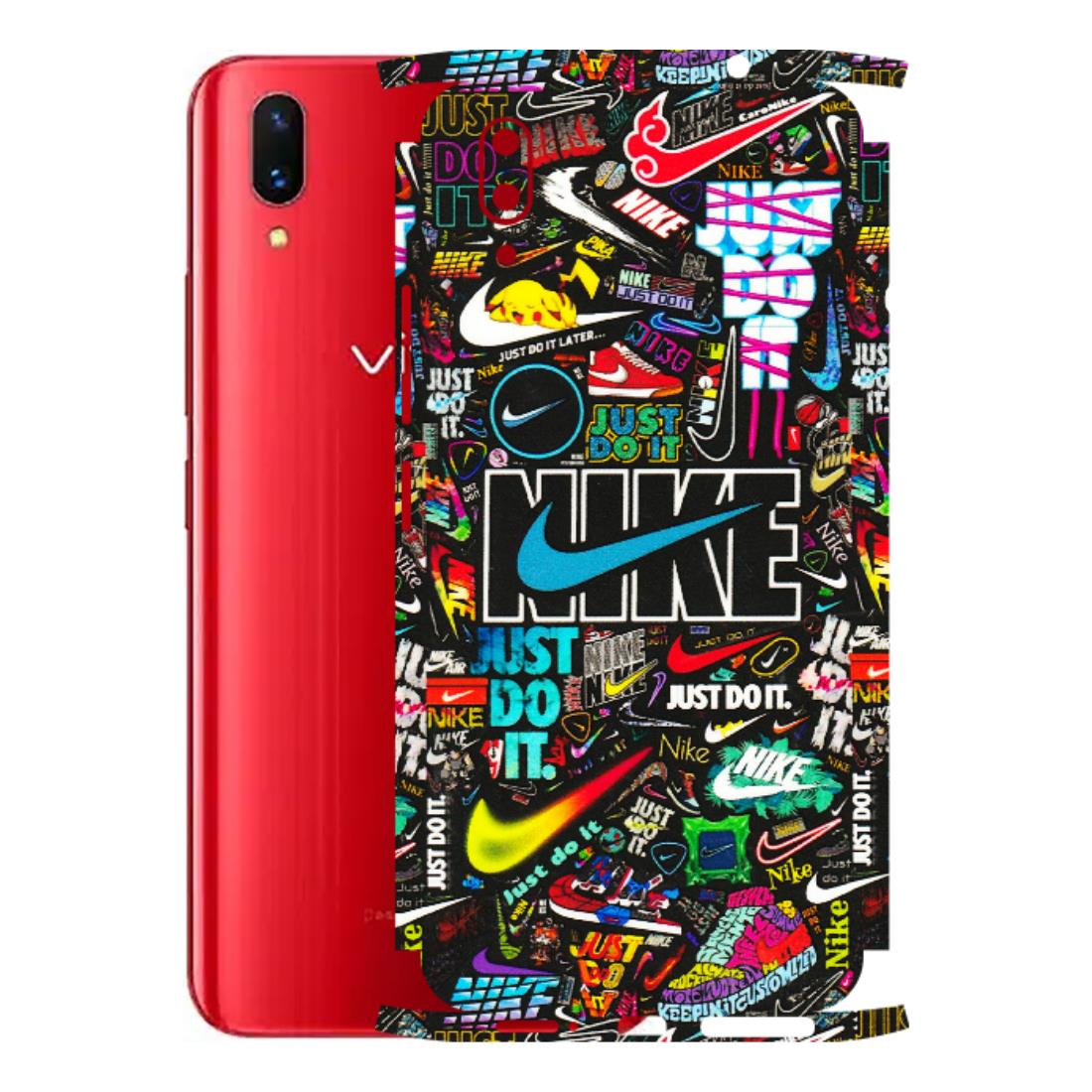 VIVO Z/V/X/T/U/S Series Phone Skins (All Models) - Just Do It Doodles - 3D Embossed Finish (L-166) Vivo X21