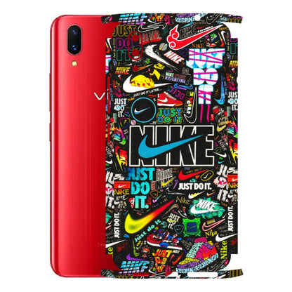 VIVO Z/V/X/T/U/S Series Phone Skins (All Models) - Just Do It Doodles - 3D Embossed Finish (L-166) Vivo X21