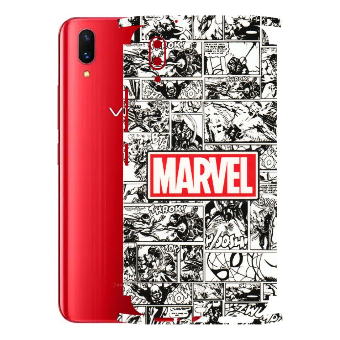 VIVO Z/V/X/T/U/S Series Phone Skins (All Models) - Marvel Comic - 3D Embossed Finish (L-171) Vivo X21