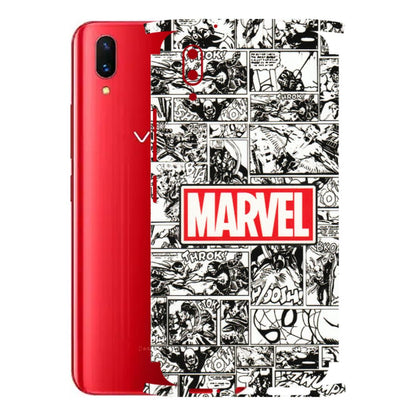 VIVO Z/V/X/T/U/S Series Phone Skins (All Models) - Marvel Comic - 3D Embossed Finish (L-171) Vivo X21