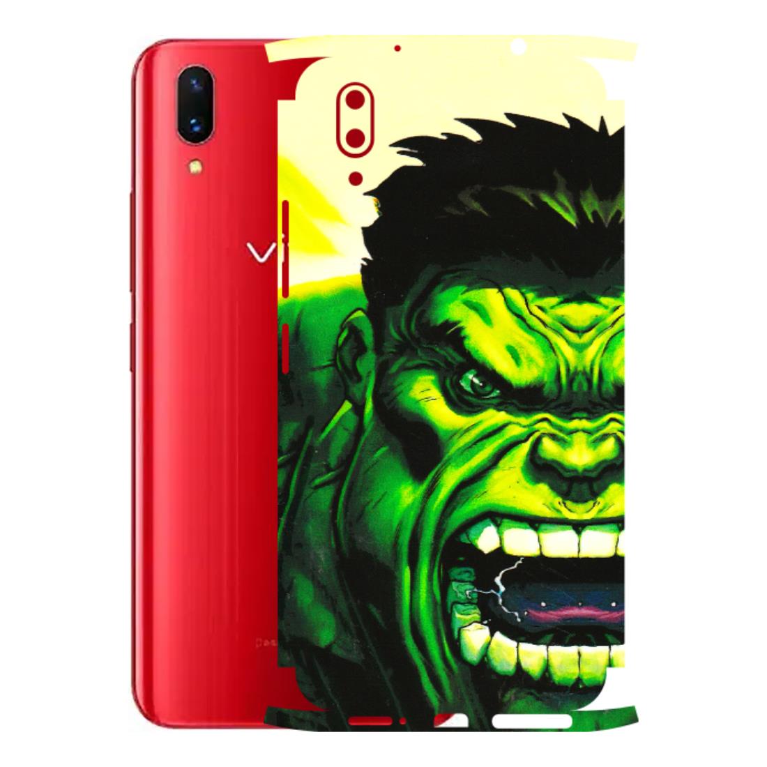 VIVO Z/V/X/T/U/S Series Phone Skins (All Models) - Hulk - 3D Embossed Finish (L-180) Vivo X21