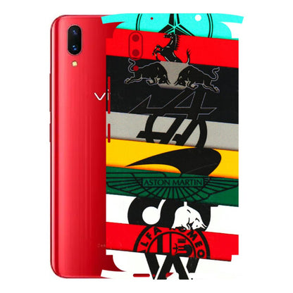 VIVO Z/V/X/T/U/S Series Phone Skins (All Models) - Multi Designer Brands - 3D Embossed Finish (L-187) Vivo X21