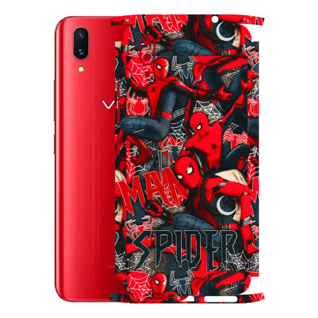 VIVO Z/V/X/T/U/S Series Phone Skins (All Models) - SpiderMan Cool - 3D Embossed Finish (L-188) Vivo X21