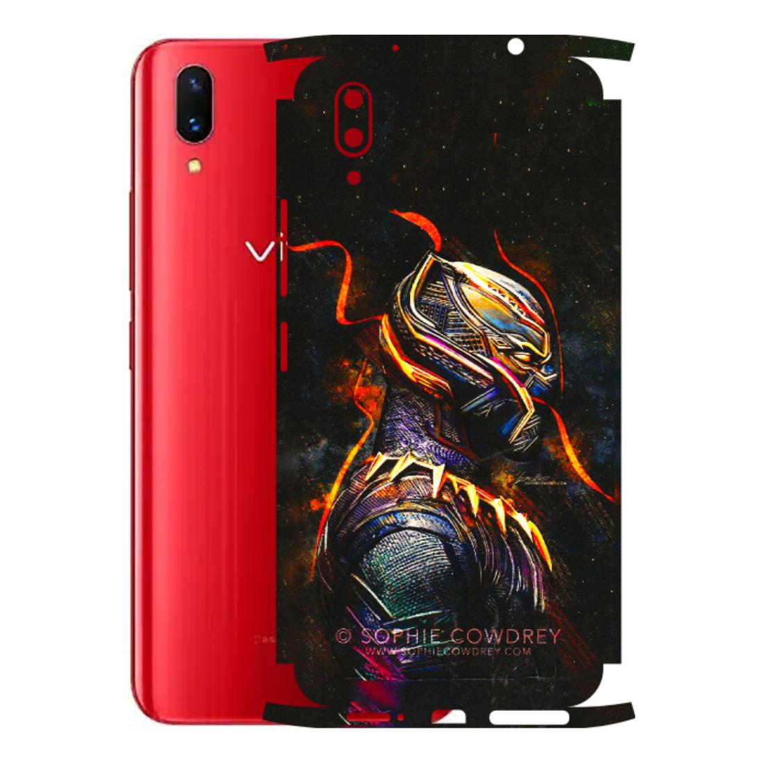 VIVO Z/V/X/T/U/S Series Phone Skins (All Models) - Black Panther - 3D Embossed Finish (L-190) Vivo X21