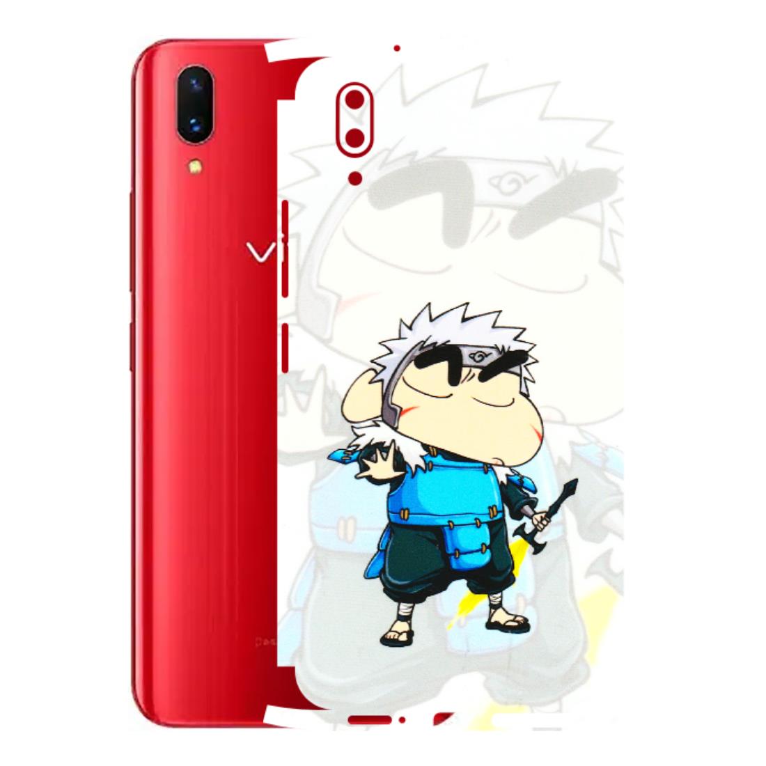 VIVO Z/V/X/T/U/S Series Phone Skins (All Models) - Angry Young Shinchan - 3D Embossed Finish (L-226) Vivo X21