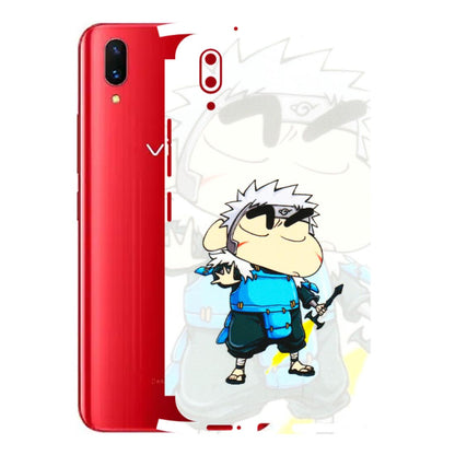 VIVO Z/V/X/T/U/S Series Phone Skins (All Models) - Angry Young Shinchan - 3D Embossed Finish (L-226) Vivo X21