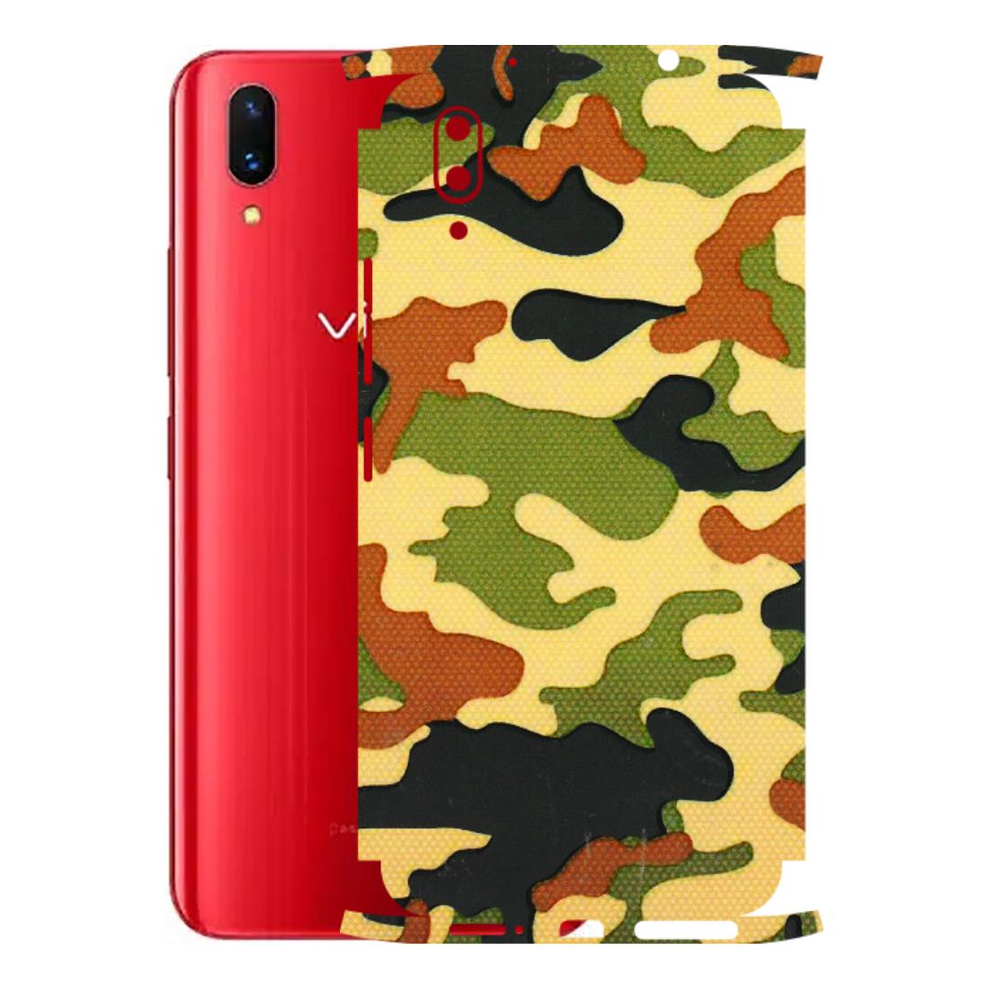 VIVO Z/V/X/T/U/S Series Phone Skins (All Models) - Indian Military - 3D Embossed Finish (L-234) Vivo X21